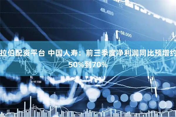 拉伯配资平台 中国人寿：前三季度净利润同比预增约50%到70%