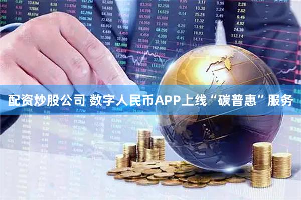 配资炒股公司 数字人民币APP上线“碳普惠”服务